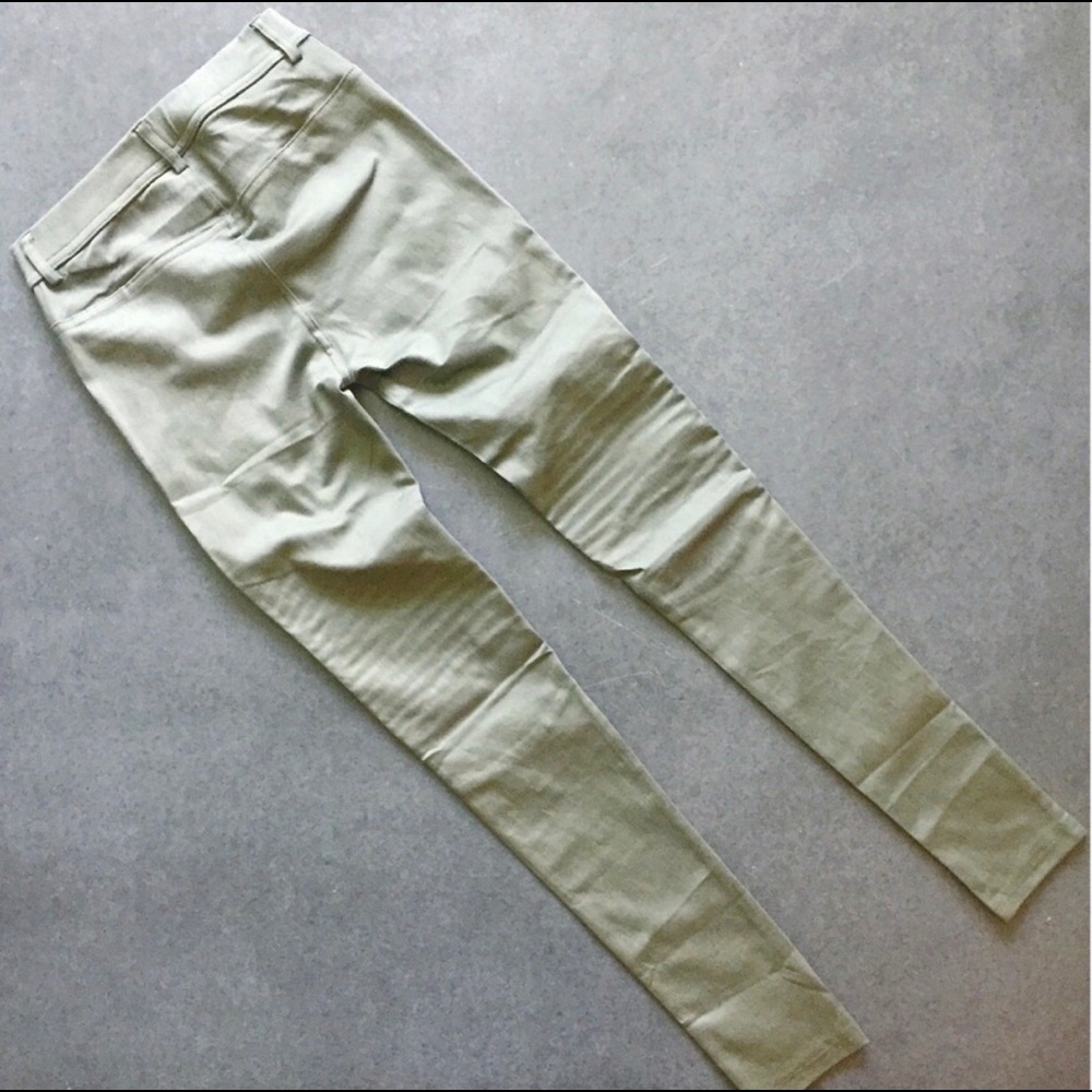 *1 pair left* Olive Green Womens Moto leggings - Picture 5 of 5
